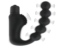 Массаж 10 режима Вибрирующая анальная заглушка влагалища Pspot Prostate Massager Sex Toy для пары G Spot Massager для взрослых секс -продукт для женщин8691854