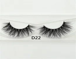 Full Strip 3D Lashes 100 Real Mink Lash Handgjorda tjocka Crisscross Curly Eyelashes False Eyelash D225130479