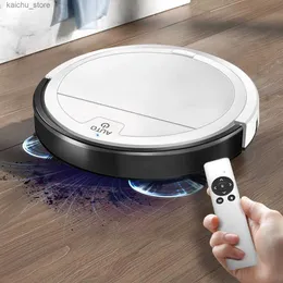 Robot dammsugare 2023 Ny USB -uppladdningsbar fjärrkontrollgolv Sweeping House Auto Cleaner Robot Vacuum Mopping Y240418