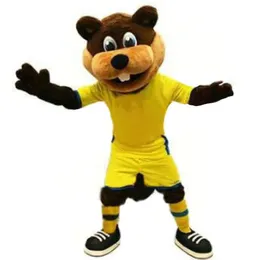 2024 High Quality Beaver Mascot Costume halloween Carnival Unisex Adults Outfit fancy costume Cartoon theme fancy dress