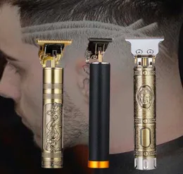 DHL T9 CABELO CLIPPER PROFISSIONAL TRIMER elétrico 0mm Máquina de corte de barba de barba de barba