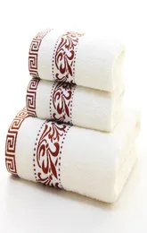 GIANTEX 3Pieces Floral Pattern Cotton Towel Set Bathroom Super Absorbent Bath Towel Face Towels6693182