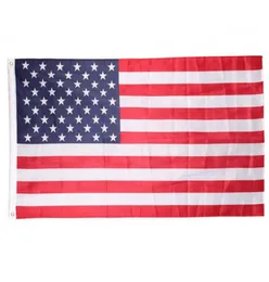 50PCS USA FLAGS AMERICAN FALG USA Garden Office Banner Flags 3x5 ft Bannner Quality Stars Stripesポリエステル頑丈な旗15090 cm 6633810