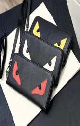 Wallets Fashion personalized splicing monster Pu cross pattern medium length 1 off women039s leisure wallet bag6951278