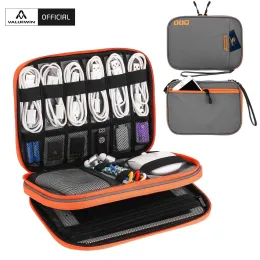 Case Electronic Akcesoria Torba do przechowywania obudowa podróżna, torba na organizator kablowy gadżet do przenoszenia kabli, zasilanie, napęd flash USB, ładowarka