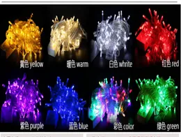 200 LED 20M String Fairy Lights Christmas Xmas 64ft Garland Decoration Decoration Decoration Colorful 9 Color Optial8562185