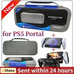 Högtalare för Sony PS5 PlayStation Portal Case Carrying Bag Player Suffsäker skyddsresor förvaringsväska för PS Portal Tillbehör