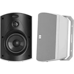 Polk Audio Atrium 4 Alto -falantes ao ar livre - baixo forte, durabilidade para qualquer clima, cobertura sonora ampla, sistema de instalação com bloqueio de velocidade - branco (um par)