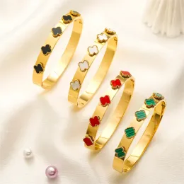 2024 Europe America Fashion Style Bracelets Women Bangle Designer Bracelet 18K Gold Plated Stainless steel Wedding Lovers Gift