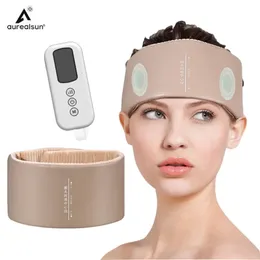 Electric Head Massager Airbag Pressure Massage Hälsovård Huvudvärk Smärtlindring Skalan Djup Relaxation Fysioterapi 360 ° Inslagning 240417