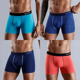 Mens Skarr Boxers Boxershorts iç çamaşırı boksör şort pamuk iç çamaşırları erkekler seksi külot altında Gay Gay Underware G220419 Horts