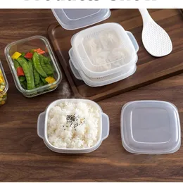 Tisch Geschirr Reis Crissper Mikrowellenheizung gedämpfter Büro -Arbeiter Lunchbox mit Deckelkühlschrank Gefrierschrank Speicherplatz