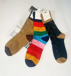 UOMINO DONNE G Letter Socks ricamato in lana di cotone streetwear calzini Men039 e Women039S Design Sports Sock5977503