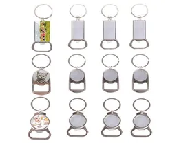 Keecheins 12pc Sublimation Blank Keychain Chiave di trasferimento di calore fai -da -te Rings1470860