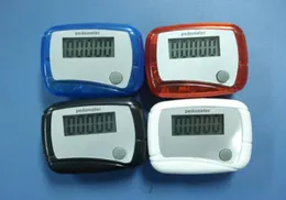 Ny Pocket LCD PEDOMETER MINI Single Function Pedometer Steg Counter LCD Run Steg Pedometer Digital Walking Counter med Package8774258