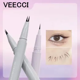 Enhancers Veecci Liquid Eyebrow Lower Eyelash Eyeline Aegyosal Pencil 2 Forks Multifunktionella penna Vattentäta Natural Eyes Beauty Tool