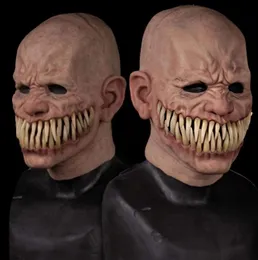 Przerażający Stalker Men maska ​​duże zęby twarz masy anime cosplay tusz do mascarillas Carnival Halloween Costumes Party Props2472784