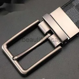 10A Mirror Quality Designer Belts New Men's Belt Top Layer Cowhide Plaid nålspänne för affärsmode Casual och midjebälte för och ungdomar