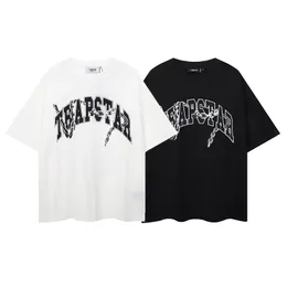 24 SS Luxurys Mens Designer T Shirt Trapstar Tops High Street Tank Print Graphic Tee Loose Tshirt Casual Streetwear Clothes 100% Cotton T-shirts Oversized S-XL