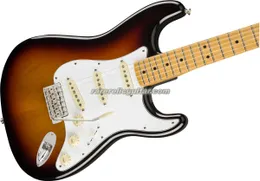 Shop personalizzato 70's Jimi Hendrix Vintage Sunburst Electric Guitar Special Incisid Piastra a piatto di acero Mapino Dispizio Dispizio intarsio Vintage Suncrers vintage