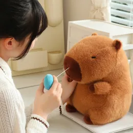 22 cm Simulation Tiere mit dehnbarem Nasenschleim Capibara Fluffy Doll süße rotzige Capybara Plüschspielzeug Kinder Geburtstag Geschenke