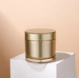 Bottiglie di stoccaggio 200 g di oro acrilico dritto dritto vaso rotondo barattolo maschera gel essence giorno crema night umidità sier