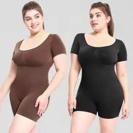 Women's Seamless Short Sleeved Yoga Jumpsuit, Top, Tight Jumpsuit Pants for Women F41826