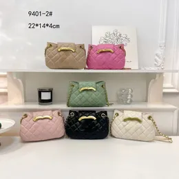 Luxury Designer Bag Women's Handbag Factory Hot Sales of New Vintage Single Shoulder Crossbody Bag Allt Stylish Bag Diamond Lattice Chain Commuter Bag