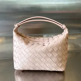 Sacchetto designer wallace maniglia sacca mini interreciato chiusura zip borse a maglia 22 per donne con scatola