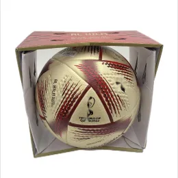 Balls Soccer Balls 2022 Grupo da Copa do Mundo de Futebol Al Rihla Tamanho Official 4 5 Material Réplica de Material Alto com Box443242