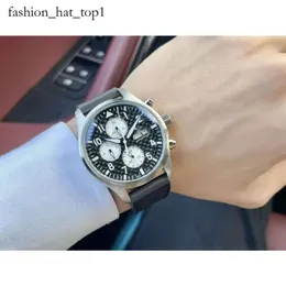 Iwcity Watch Erkek Lüks İzle Menwatch Pilot Saatler Yüksek Kaliteli Oto Mekanik Uhren Süper Aydınlık Tarih Watchmen Deri Kayış Montre Pilot Luxe 6447