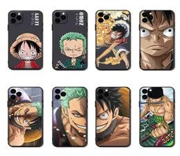 Japan Cartoons Anime soft Case For iPhone 13 11 12 Pro Max mini 7 8 6 Plus XR X XS se phone Cover Luffy Zoro classic fundas capa H7885309