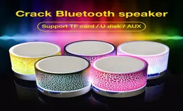 A9 Bluetooth Hoparlörler 7 Boy LED Kablosuz Bluetooth Hoparlör Eller Taşınabilir Mini Hoparlör TF USB FM Destek SD Kart PC6821884