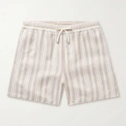 Designer Men Shorts Design italiano Pantaloni corti casual Loro Piano bianco Shorts Crownstring Shorts Wear Piana