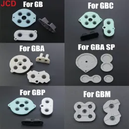 مكبرات صوت JCD 1 مجموعة أزرار موصلة مطاطية للعبة بوي كلاسيك GB GBA GBC GBA GBA SP GBM SILICONE PAD BUNTER AB DPAD BUNTER