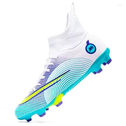 American Football Shoes Soccer for Men Boots Outdoor Cleats Breathable Excursível Treinadores Tênis Treinadores Futsal Treinadores