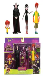 El Transylvania 3 Ação de férias da família Figura Brinquedos Drácula Mavis Johnny Dennis Anime Figurais Dolls Presente L1939025336