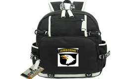 101 ° zaino divisione aviotrasportata 101 Air Assault Assalt Eagle Daypack Army Schoolbag Logo Knapsack Cool Backpack Sport School Borse Outdoor9121854