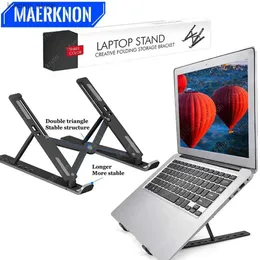 Andere Computerkomponenten tragbarer Laptop -Stand für MacBook Pro Air Laptops Fold Tablet Stand Y240418