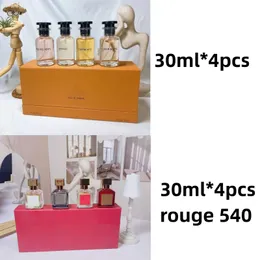 In vendita LUSI DESIGNER SEFUME WATER TWEED 30ML*4pcs Set profumo set rosa desces le jour se leve Conme moi parfum a lungo odore duraturo edp fragranza spray box