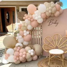 Product Retro White Balloon Chain Package Birthday Party Layout Wedding Room Decoration Opening Arch Balloon 240410