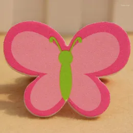 File unghie all'ingrosso- MoonBiffy 1pcs Dureble Cute Butterfly Art Buffer Pro File Makeup Belle Beauty Tools