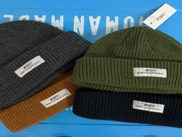 WTAPS Beanies Short Beanies Winter Hats للنساء الرجال الخريف Docker Brimless Caps المصمم بالكامل إكسسوارات السيدات Skullcap Fashion S3011989