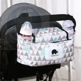 Belt Baby Stroller Bags Large Capacity Mummy Maternity Nappy Bag for Mother Travel Diaper Nursing Hanging Storage Organizer Bag