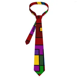 Bow Ties de Stijl Inspired Tie Abstract Art Design Neck Vintage Cool Collar For Men Daily Wear Slycktillbehör