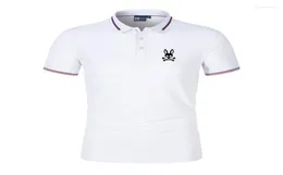 Micro Standard Ghost Rabbit Print Polo Shirt Men Summer Cotton Tshirt Lapel Short Sleeve Fashion3408675