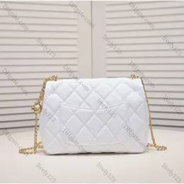 2024 Frauen Lambskin Golden Globe Mini -Klappen -Taschen Diamant gesteppte Gold Metallkette Schulterkreuzkörper Französische Designer Luxuries Ladies Handtaschen Brieftaschen 10A10