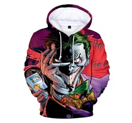 Pullover Streetwear Coats Designer Luxury Mens Suicide Squad Joker 3D Print Hoodies Sweater Bluza Kurtka Pullover Top C731018067394