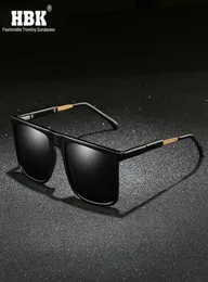 HBK Luxury Rectangle Mens Polarized Sunglasses 2020 New Trending Sun Glasses Quality TAC UV Protective Lens Anti Glare Shades5656892