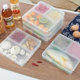 Storage Bottles Japanese Sealed Plastic Box Home Accessories Kitchen Organizr Transparent Vegetable Boxes Food Container Organization